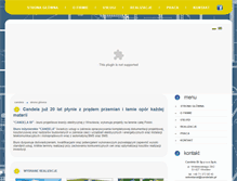 Tablet Screenshot of candelabi.pl